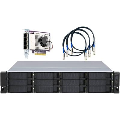 QNAP TL-R1200S-RP-US TL-R1200S-RP Drive Enclosure with Redundant Power Supply