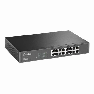 TL-SG1016D-V4 TP-LINK 16-Ports 1GBase-T Layer 2 Unmanaged Gigabit Ethernet Desktop/Rack-Mountable Switch