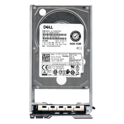 0FF02R Dell / Toshiba 300GB 10000RPM SAS 12Gbps 2.5-Inch Hard Drive with Tray for PowerEdge C6420 Series Server