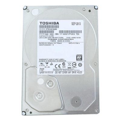 DT01ACA200 Toshiba 2TB 7200RPM 64MB Cache 3.5-inch SATA 6GB/s Hard Drive