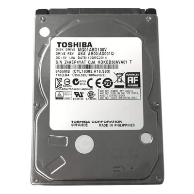 MQ01ABD100V Toshiba 1TB 5400RPM SATA 3Gbps 2.5-Inch Hard Drive