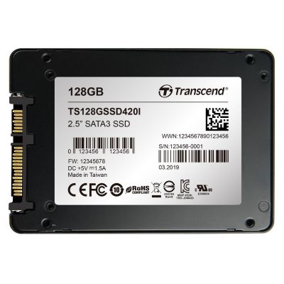 Transcend TS128GSSD420I 128GB Multi-Level Cell SATA 6Gb/s 2.5-Inch Solid State Drive