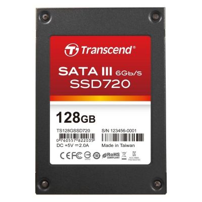 TS128GSSD720-B2 Transcend SSD720 128GB MLC SATA 6Gbps 2.5-inch Internal Solid State Drive