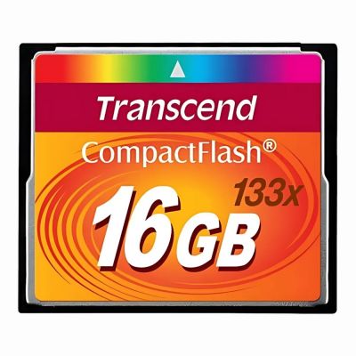 TS16GCF133 Transcend 16GB CompactFlash Memory Card