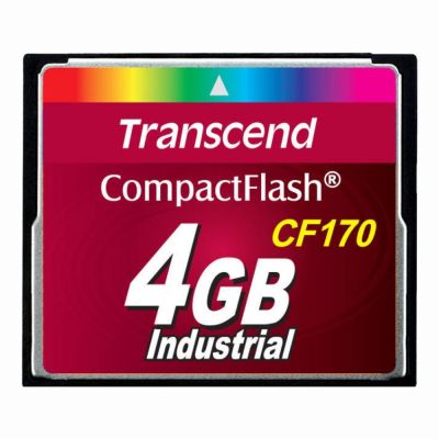 TS4GCF170 Transcend 4GB 170x Industrial CompactFlash Memory Card