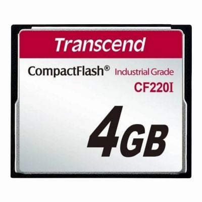 TS4GCF220I Transcend 4GB Industrial Grade CompactFlash Memory Card
