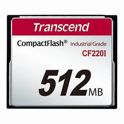 TS512MCF220I Transcend 512MB Industrial Grade CompactFlash Memory Card