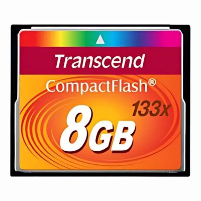 TS8GCF133 Transcend 8GB 133x ComapctFlash Memory Card