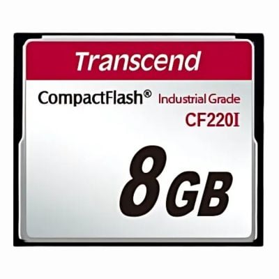 TS8GCF220I Transcend 8GB Industrial Grade CompactFlash Memory Card
