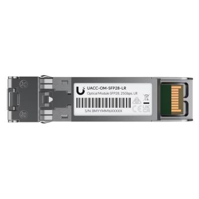 UACC-OM-SFP28-LR Ubiquiti Networks 25GBASE-LR SFP28 Single-Mode Optical Module