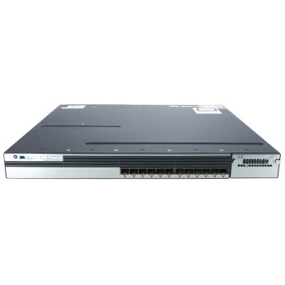 WS-C3750X-12S-E Cisco Catalyst 3750-X Series 3750X-12S-E 12 x SFP Ports 1000Base-X Layer 3 Managed 1U Rack-mountable Gigabit Ethernet Stackable Network Switch