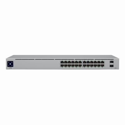 USW-24-POE Ubiquiti 24-Ports Layer 2 PoE Managed Switch with a Fanless Cooling System