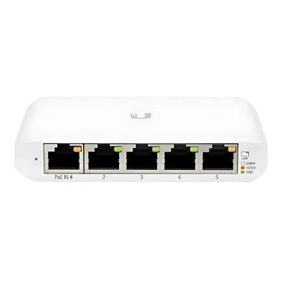 Ubiquiti USW-FLEX USW-Flex-Mini-5 Compact 5-Port Gigabit Switch