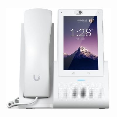 UTP-Touch-White Ubiquiti UniFi Talk Phone Touch 5-Inch HD Touchscreen White VoIP Phone with 5MP Camera