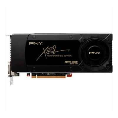 VCGGTX9604XPB PNY NVIDIA GeForce GTX 960 4GB GDDR5 128-Bit PCI Express 3.0 DVI-I HDMI 3x DisplayPort Graphics Card