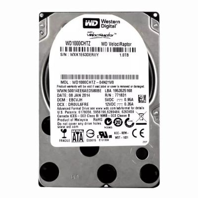 WD1000CHTZ-04N21V0 Western Digital VelociRaptor 1TB 10K RPM 6Gb/s SATA 64MB Cache 2.5-Inch Hard Disk Drive
