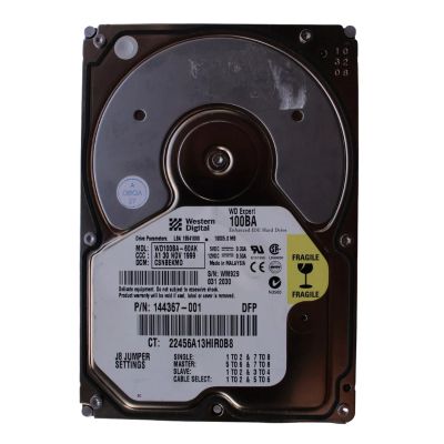 WD100BA-60AK Western Digital Caviar 10GB 7.2K RPM EIDE 2MB Cache 3.5-Inch Hard Drive