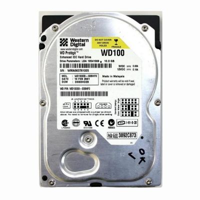WD100EB-00BHF0 Western Digital Protege 10GB 5.4K RPM ATA-100 2MB Cache 3.5-Inch Hard Disk Drive