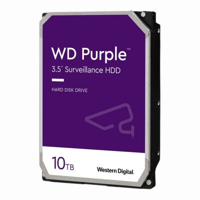 WD100PURZ Western Digital Purple 10TB SATA 6Gb/s 5400RPM 256MB Cache HDD