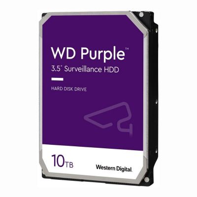 WD101PURZ Western Digital Purple 10TB 7.2K RPM 6Gb/s SATA 512e 256MB Cache 3.5-Inch Hard Disk Drive
