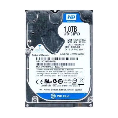 WD10JPVX-80JC3T0 Western Digital Blue 1TB 5400RPM SATA 6GB/s 8MB Cache 2.5-inch Hard Drive