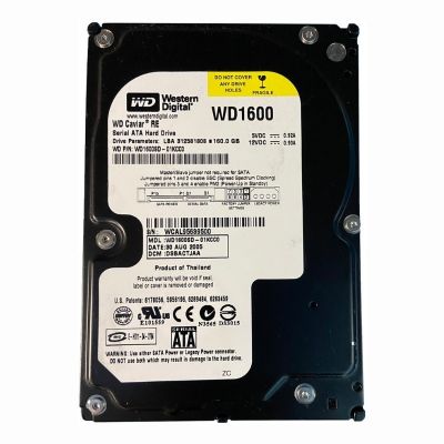 WD1600SD-01KCC0 Western Digital Caviar RE 160GB 7200RPM SATA 1.5Gb/s 8MB Cache 7-Pin 3.5-inch Hard Drive
