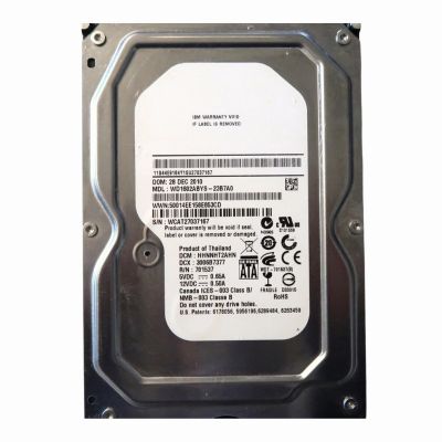 WD1602ABYS-23B7A0 Western Digital Enterprise 160GB 7200RPM SATA 3Gbps 16MB Cache 3.5-inch Internal Hard Drive