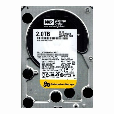 WD2000FYYG Western Digital RE 2TB 7.2K RPM SAS 6Gb/s 32MB Cache 3.5-Inch Hard Drive