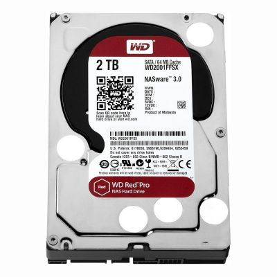 WD2001FFSX Western Digital Red Pro 2TB 7.2K RPM 6Gb/s SATA 512n 64MB Cache 3.5-Inch Hard Disk Drive