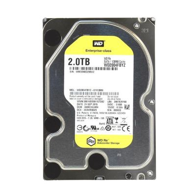 WD2004FBYZ Western Digital Re 2TB 7200RPM SATA 6.0Gb/s 128MB Cache 3.5-inch Hard Drive