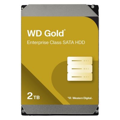 WD2005FBYZ Western Digital Gold 2TB 7.2K RPM SATA 6Gb/s 128MB Cache 512n 3.5-Inch Hard Drive
