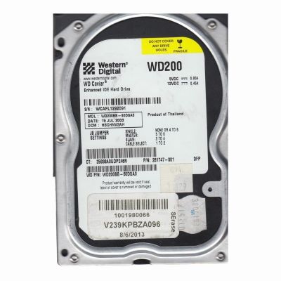 WD200BB-60DGA0 Western Digital Caviar 20GB 7.2K RPM ATA/100 2MB Cache 3.5-Inch Hard Disk Drive
