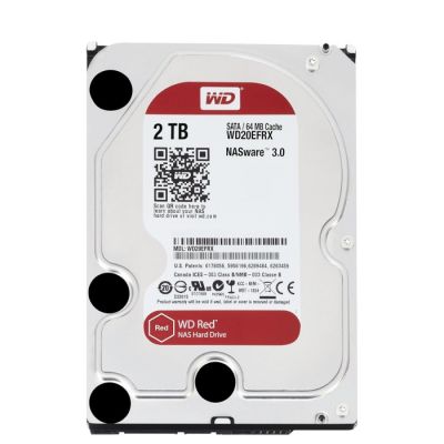 WD20EFRX-68EUZN0 Western Digital Red 2TB 5400RPM SATA 6GB/s 64MB Cache 3.5-inch Hard Drive