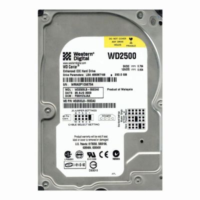 WD2500LB Western Digital Caviar 200GB 7200RPM EIDE 40-Pin 2MB Cache 3.5-Inch Hard Drive