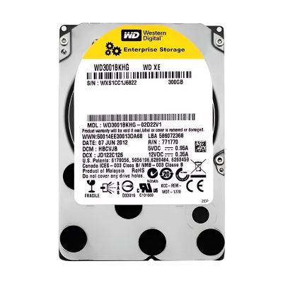 WD3001BKHG Western Digital XE 300GB 10K RPM 6Gb/s SAS 32MB Cache 2.5-Inch Hard Drive