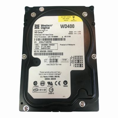WD400BB-00HEA0 Western Digital Caviar 40GB 7.2K RPM 100MB/s IDE 512n 2MB Cache 3.5-Inch Hard Disk Drive