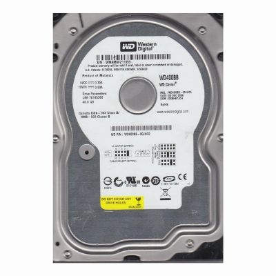 WD400BB-00JHC0 Western Digital Caviar 40GB 7.2K RPM ATA/100 2MB Cache 3.5-Inch Hard Disk Drive