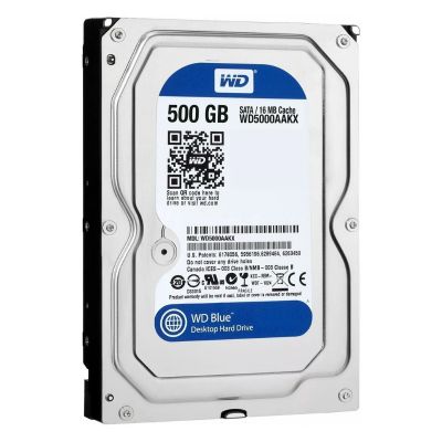 WD5000AAKX Western Digital Caviar Blue 500GB 7200RPM SATA 6Gbps 16MB Cache 3.5-inch Hard Drive