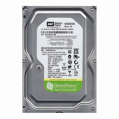 WD5000AVDS Western Digital AV-GP 500GB 5.4K RPM 3Gb/s SATA 32MB Cache 3.5-Inch Hard Disk Drive