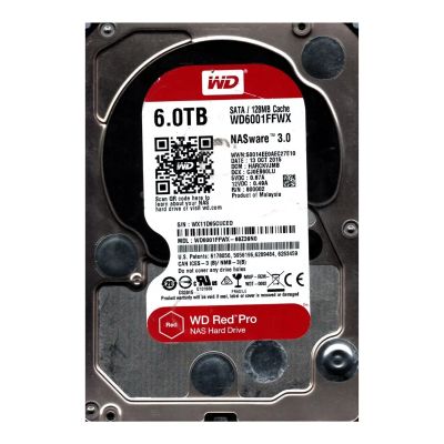 WD6001FFWX-68Z39N0 Western Digital Red Pro 6TB 7.2K RPM 3Gb/s SATA 128MB Cache 3.5-Inch Hard Drive