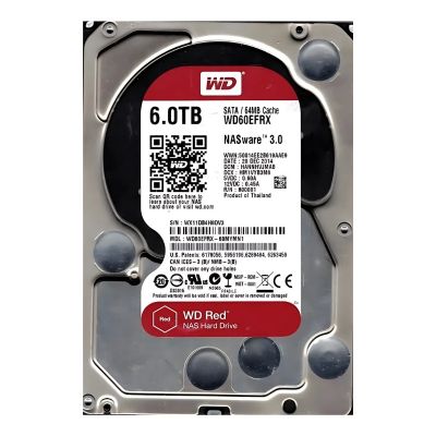WD60EFRX-68MYMN1 Western Digital Red 6TB 5.4K RPM 3Gb/s SATA 64MB Cache 3.5-Inch Hard Drive