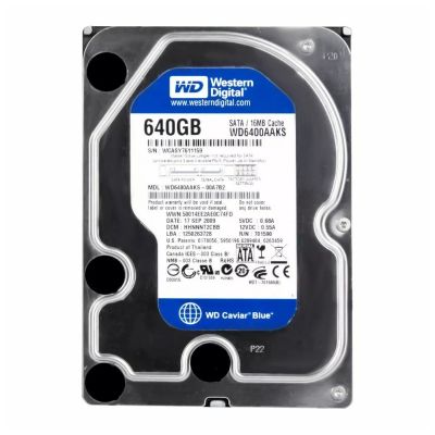 WD6400AAKS Western Digital Caviar Blue 640GB 7.2K RPM SATA 3.5-Inch Hard Drive