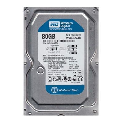 WD800AAJB Western Digital Caviar SE 80GB 7.2K RPM 3Gb/s PATA 8MB Cache 3.5-Inch Hard Drive