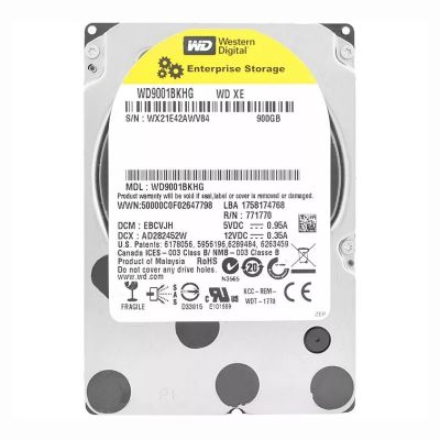 WD XE WD9001BKHG 900GB 10K RPM SAS 6Gb/s 2.5inch Enterprise HDD