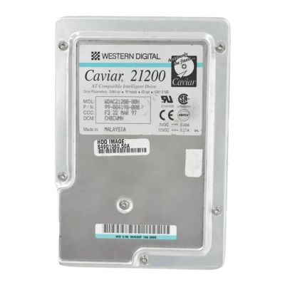 WDAC21200-00H Western Digital Caviar 1.2GB 5.2K RPM EIDE 128KB Cache 3.5-Inch Hard Drive