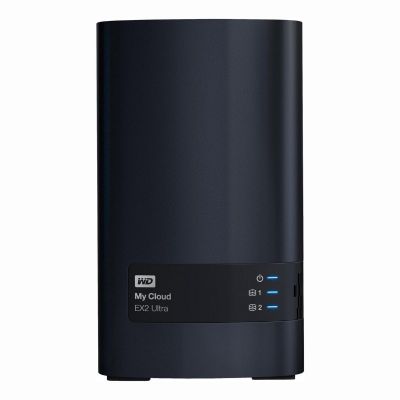 WDBVBZ0020JCH-NESN Western Digital My Cloud Surveillance 2-bays 2TB (2 x 1TB) HDD USB 3.0 Gigabit Ethernet RAID 0/1 JBOD Storage NAS System