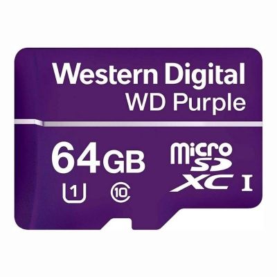 WDD064G1P0A Western Digital Purple 64GB UHS-I U1 Class 10 microSDXC Card
