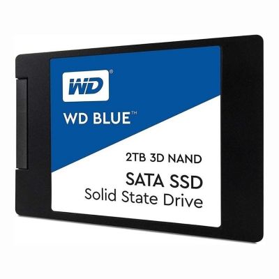 WDS200T2B0A Western Digital Blue 3D NAND 2TB TLC SATA 6Gbps 2.5-inch Internal Solid State Drive