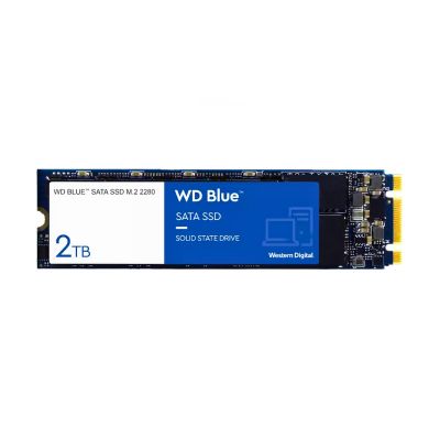 WDS200T2B0B Western Digital Blue 2TB 6Gb/s SATA 3D NAND TLC M.2 2280 Solid State Drive
