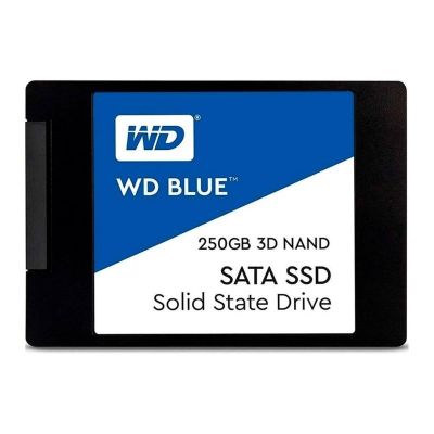 WDS250G2B0A Western Digital Blue 250GB 6Gb/s SATA III 3D NAND 2.5-Inch Solid State Drive